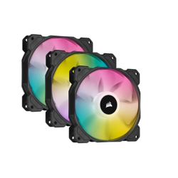 Corsair | 120mm PWM Fan, Triple Pack with Lighting Node CORE | iCUE SP120 RGB ELITE Performance | Case Fan | CO-9050109-WW