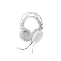 Genesis | On-Ear Gaming Headset | Neon 613 | Built-in microphone | 3.5 mm, USB Type-A | White | NSG-2093