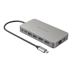 Hyper | HyperDrive Universal USB-C 10-in1 Dual HDMI Mobile Dock | Ethernet LAN (RJ-45) ports 1 | HDMI ports quantity 2 | HDM1H-GL