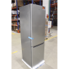 SALE OUT.  | INDESIT | LI9 S1E S | Refrigerator | Energy efficiency class F | Free standing | Combi | Height 201.3 cm | Fridge net capacity 261 L | Freezer net capacity 111 L | 39 dB | Silver | DENTS ON SIDE, SCRATCHED PAINT, BROKEN DOOR SHELF, CURVED BACK TUBE GRID