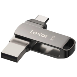 Lexar | 2-in-1 Flash Drive | JumpDrive Dual Drive D400 | 32 GB | USB 3.1 | Grey | LJDD400032G-BNQNG