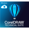 CorelDRAW Technical Suite 2024 Business Perpetual License, 1 year CorelSure Maintenance, volume 1-4| Corel