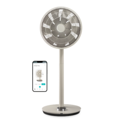 Duux Fan | Whisper Flex Smart | Stand Fan | Greige | Diameter 34 cm | Number of speeds 26 | Oscillation | Yes | DXCF52