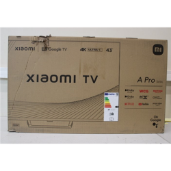 Black | 43" (108 cm) | Warranty 24 month(s) | Smart TV | Google TV | 4K UHD | DAMAGED PACKAGING | ELA5047EUSO