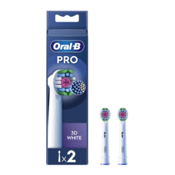 Oral-B | Replaceable Toothbrush Heads | PRO 3D White refill | Heads | Does not apply | Number of brush heads included 2 | EB18pRX-2 3D