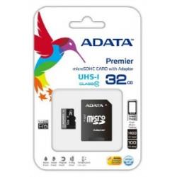 ADATA 32GB MicroSDHC UHS-I Class10 +ad | AUSDH32GUICL10-RA1