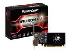 Vaizdo plokštė POWERCOLOR Radeon R7 240 2GB 64BIT GDDR5 | AXR7 240 2GBD5-HLEV2 | Cyber Week išpardavimas