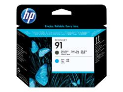 HP 91 Printhead black matte and cyan | C9460A