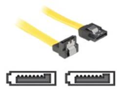 DELOCK Cable SATA 50cm down/straight met | 82479