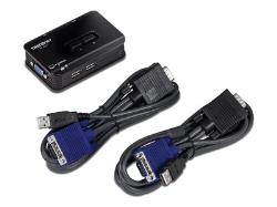 TRENDNET 2-Port USB KVM Switch Kit | TK-207K