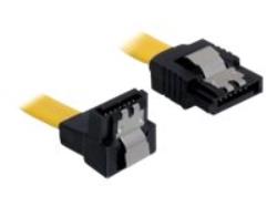 DELOCK Cable SATA 6Gb/s 50cm down/staright metal | 82811
