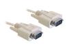 DELOCK Cable Serial SUB-D 9 1m St/St