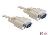DELOCK Cable Serial SUB-D 9 10m St/St