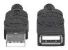 MH USB Cable A-male/A-female 1.8m black