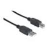 MH USB Cable A-/B-male 1.8m black