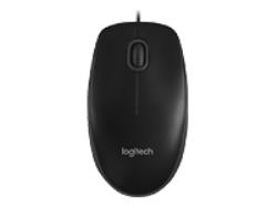 LOGITECH B100 optical Mouse black USB for Business | 910-003357