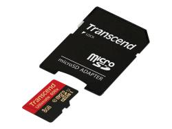TRANSCEND 8GB microSDHC Class10 U1 MLC 600x | TS8GUSDHC10U1