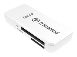 TRANSCEND RDF5 Card Reader USB 3.0 white | TS-RDF5W