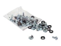 INTELLINET Cage Nut Set contains cage nuts screws and washers 20 pcs each | 712194