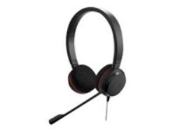 JABRA EVOLVE 20 MS Stereo USB Headband Noise cancelling USB connector with mute-button and volume control on the cord | 4999-823-109