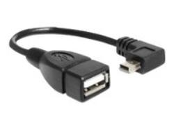 DELOCK Cable Mini USB male angled | 83245