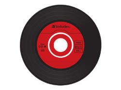 VERBATIM CD-R 80 min. / 700 MB 52x 10-pack slim jewelcase DataLife Plus, vinyl surface, 2x5 colors | 43426