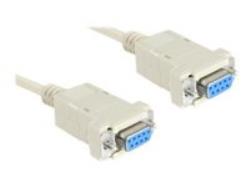 DELOCK Cable serial Null modem 9 pin 3m | 84169