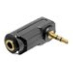 DELOCK Adapter Audio Stereo 3.5 mm 3 pin plug > jack angled | 65364