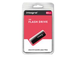INTEGRAL Pendrive USB2.0 64GB black | INFD64GBBLK