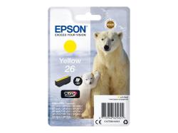 EPSON 26 ink cartridge yellow | C13T26144012