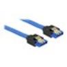 DELOCK Cable SATA 6 Gb/s 50 cm blue