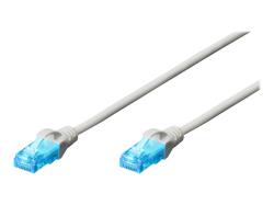 DIGITUS CAT 5e U-UTP patch cable PVC AWG 26/7 length 1m color white | DK-1512-010/WH