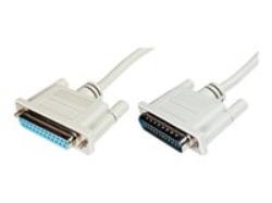 ASSMANN Datatransfer extension cable D-Sub25 M/F 5.0m serial/parallel molded be | AK-610201-050-E