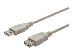 ASSMANN USB2.0 extension cable type 0.5m | AK-300202-050-E