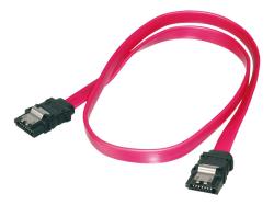 ASSMANN SATA connection cable L-type w/ latch F/F 0.5m straight SATA II/III re | AK-400102-005-R