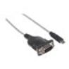 MANHATTAN USB-C to Serial Converter Connects One Serial Device to a USB Type-C Port Prolific PL-2303RA Chip 45cm 18inch