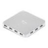 I-TEC USB 3.0 Metal Active HUB 10 port including Power ideal for Notebook Ultrabook Tablet PC support Win and Mac OS