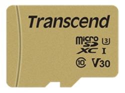 TRANSCEND 32GB UHS-I U1 microSD with adapter SD | TS32GUSD500S