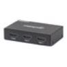 MANHATTAN 4K 2-Port HDMI Switch black 4K60Hz AC Powered Remote Control