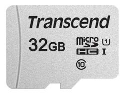 TRANSCEND 32GB UHS-I U1 microSD with Adapter | TS32GUSD300S-A
