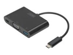 DIGITUS USB VGA Multiport Adapter 3-Port | DA-70854