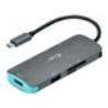 I-TEC USB C Metal Nano Docking Station 1xHDMI 4K 1xSD Cardreader 1xmicroSDCardreader 3xUSB 3.0 Port 1xUSB-C PD compatible with TB3