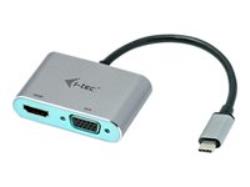 I-TEC USB C Metal HDMI and VGA Adapter | C31VGAHDMIADA