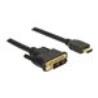 DELOCK Cable DVI 18+1 > HDMI-A 2 m bl.