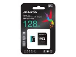 ADATA 128GB Micro SDXC UHS-I U3 V30S A2 + Adapter | AUSDX128GUI3V30SA2-RA1
