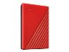 WD My Passport 2TB portable HDD Red