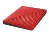 WD My Passport 2TB portable HDD Red