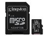 KINGSTON 128GB micSDXC Canvas Select Plus 100R A1 C10 Card + ADP