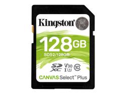 KINGSTON 128GB SDXC Canvas Select Plus | SDS2/128GB
