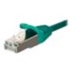 NETRACK BZPAT05FG Netrack patch cable RJ45, snagless boot, Cat 5e FTP, 0.5m green
